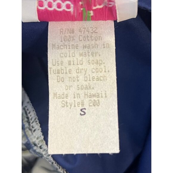 Good Times Women Aloha Hawaiian Dress Muumuu Small S Floral Short Sleeve NWT New - Picture 8 of 9